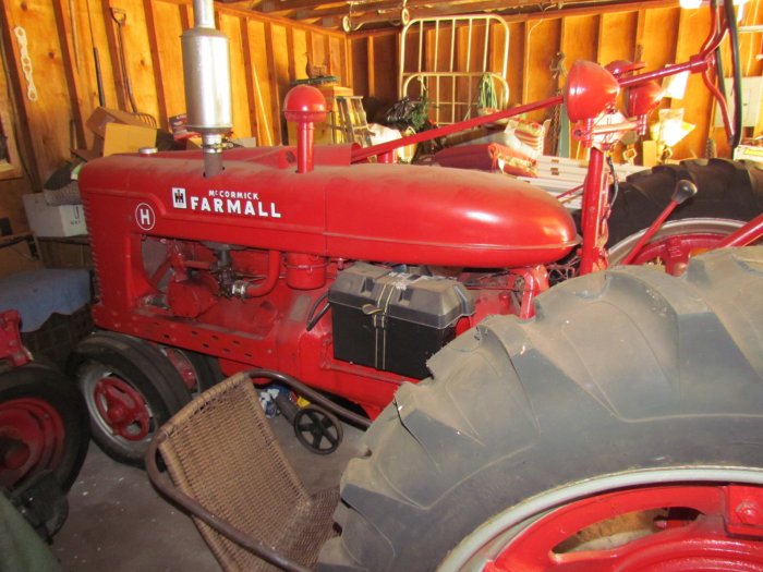 Public Auction selling - H Farmall, F-20, 2 1/2 H.P. Sandwich Engine, Letz Feed Grinder & More